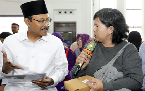 Gus Ipul Mengawasi Kegiatan BLTS di Jatinegara